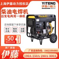 伊藤动力YT6800EW移动式电焊机柴油发电电焊两用机190A